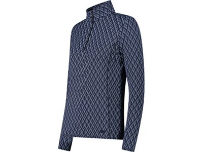 CMP Damen Rolli WOMAN PRINTED SWEAT Blau