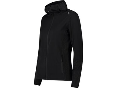 CMP Damen Kapuzensweat WOMAN JACKET FIX HOOD Schwarz