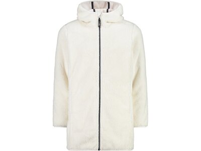 CMP Kinder Jacke KID G PARKA FIX HOOD Weiß