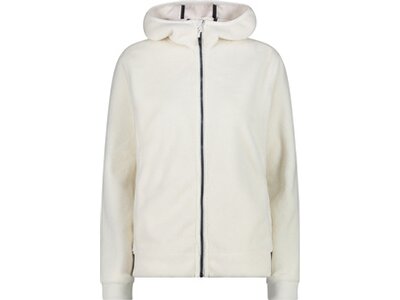 CMP Damen Kapuzensweat WOMAN JACKET FIX HOOD Weiß