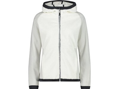 CMP Damen Kapuzensweat WOMAN JACKET FIX HOOD Weiß