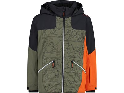 CMP Kinder Jacke KID JACKET FIX HOOD Grün