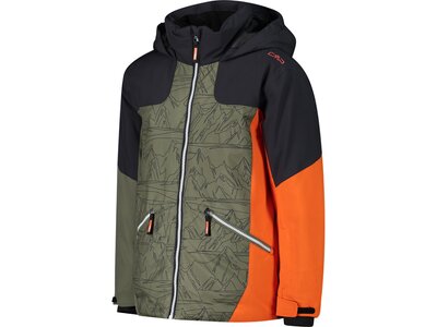 CMP Kinder Jacke KID JACKET FIX HOOD Grün