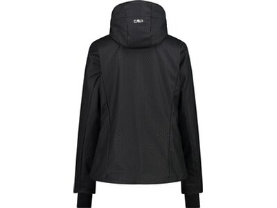 CMP Damen Jacke WOMAN JACKET ZIP HOOD Schwarz