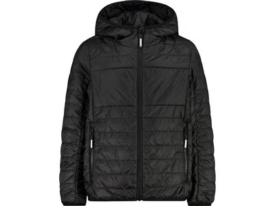 CMP Kinder Jacke KID JACKET FIX HOOD Schwarz