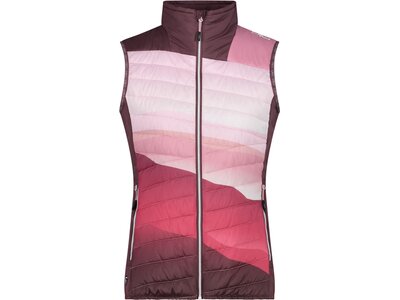 CMP Damen Weste WOMAN HYBRID VEST Rot