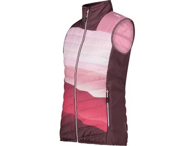 CMP Damen Weste WOMAN HYBRID VEST Rot