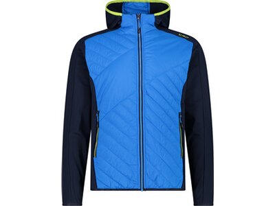 CMP Herren Kapuzensweat MAN HYBRID JACKET FIX HOOD Blau