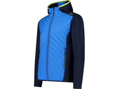 CMP Herren Kapuzensweat MAN HYBRID JACKET FIX HOOD Blau