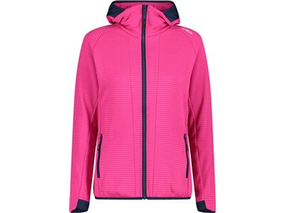 CMP Damen Kapuzensweat WOMAN JACKET FIX HOOD Pink