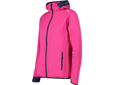 CMP Damen Kapuzensweat WOMAN JACKET FIX HOOD Pink