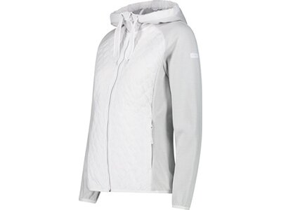 CMP Damen Kapuzensweat WOMAN JACKET HYBRID FIX HOOD Grau