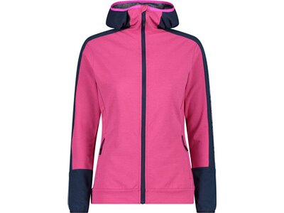 CMP Damen Kapuzensweat WOMAN JACKET FIX HOOD Pink