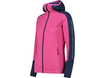 CMP Damen Kapuzensweat WOMAN JACKET FIX HOOD Pink