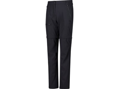 CMP Damen Keilhose WOMAN ZIP OFF PANT Schwarz