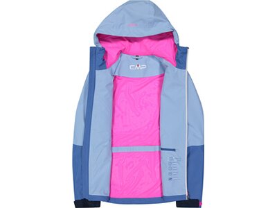 CMP Damen Blouson WOMAN JACKET FIX HOOD Blau