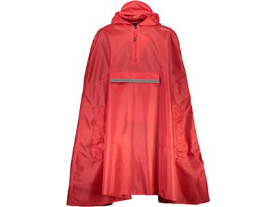 CMP Herren Regenjacke UNISEX CAPE RAIN FIX HOOD Rot