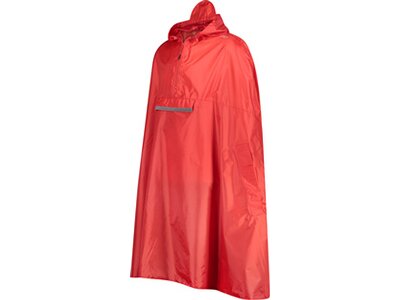 CMP Herren Regenjacke UNISEX CAPE RAIN FIX HOOD Rot