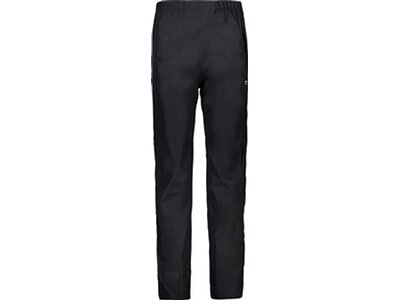 CMP Damen Regenhose WOMAN PANT RAIN WITH FULL LENGHT SIDE ZIPS Schwarz