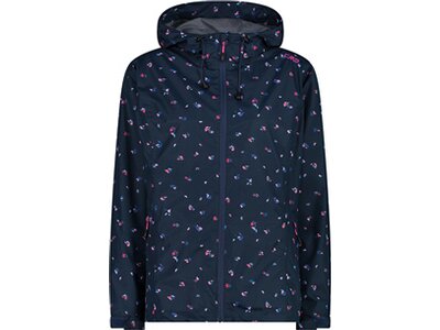 CMP Damen Regenjacke WOMAN JACKET FIX HOOD Blau