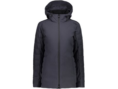 CMP Damen Jacke WOMAN COAT FIX HOOD Grau