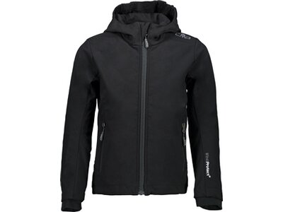CMP Kinder Funktionsjacke Kapuzen Softshelljacke Schwarz