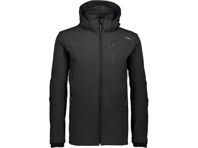 CMP Herren Funktionsjacke Kapuzen Softshelljacke Schwarz