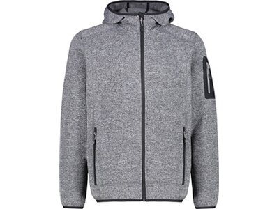 CMP Herren Unterjacke Kapuzen Fleecejacke Weiß