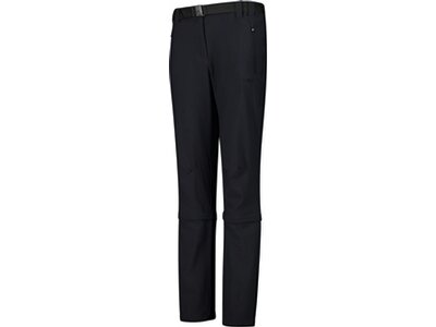 CMP Damen Keilhose WOMAN ZIP OFF PANT Schwarz