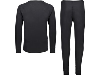 CMP Herren Unterwäschenset MAN SET (SWEAT AND PANT) Schwarz