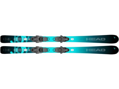 HEAD Damen All-Mountain Ski e-super Joy SW + Prot. SLR 11 GW Blau