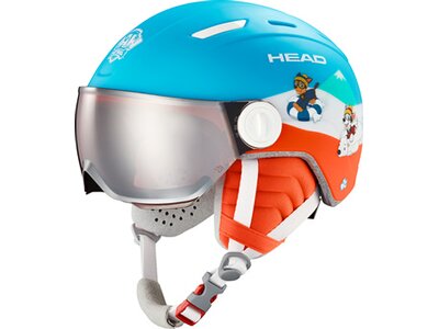 HEAD Kinder Helm MOJO Visor PAW Silber