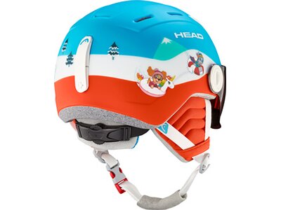 HEAD Kinder Helm MOJO Visor PAW Silber