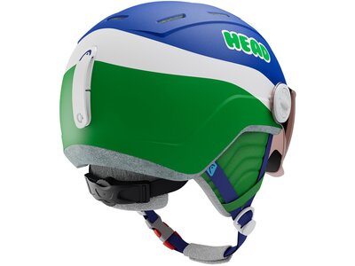 HEAD Kinder Helm MOJO Visor blue/green Blau