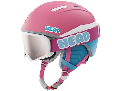 HEAD Kinder Helm MAJA SET pink/blue Pink