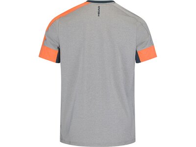 HEAD Herren Shirt PADEL Tech T-Shirt Men Grau