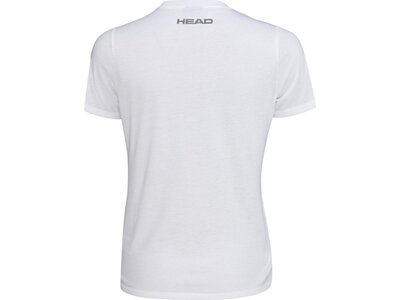 HEAD Damen Shirt CLUB BASIC T-Shirt Women Weiß