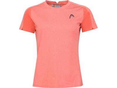 HEAD Damen Shirt PADEL Tech T-Shirt Women Orange