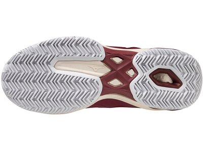 MIZUNO Damen Tennisoutdoorschuhe WAVE EXCEED LIGHT CC(W) Silber