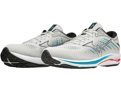 MIZUNO Herren Laufschuhe WAVE RIDER 25 Silber