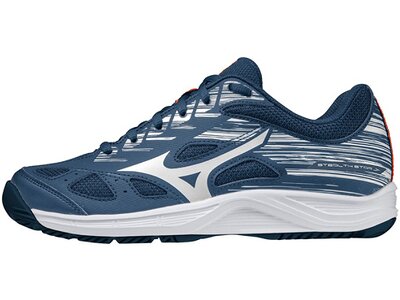 MIZUNO Kinder Volleyballschuhe STEALTH STAR JUNIOR(C) Blau