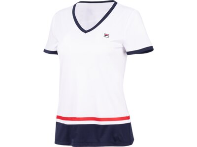 FILA Damen Shirt T-Shirt Elisabeth Weiß