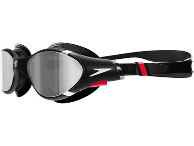 SPEEDO Herren Brille BIOFUSE 2.0 MIRROR BLACK/SILVER Schwarz