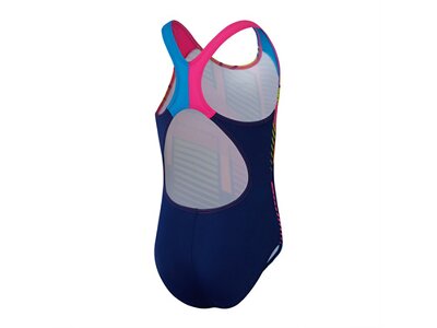 SPEEDO Kinder Schwimmanzug DIGI PLMT SPBK JF NAVY/PINK Blau