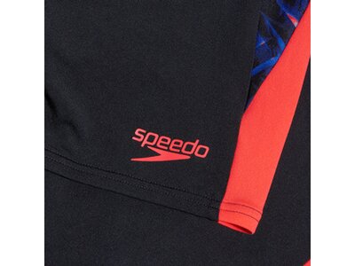 SPEEDO Badehose ECO END+ SPL MID JAM V2 AM BLACK/ORANGE Schwarz