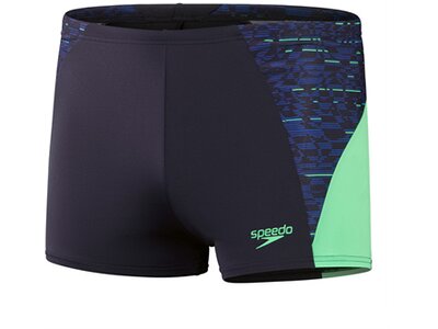 SPEEDO Badehose END+ SPL ASHT V2 AM NAVY/GREEN Blau