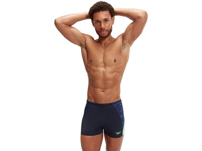 SPEEDO Badehose END+ SPL ASHT V2 AM NAVY/GREEN Blau