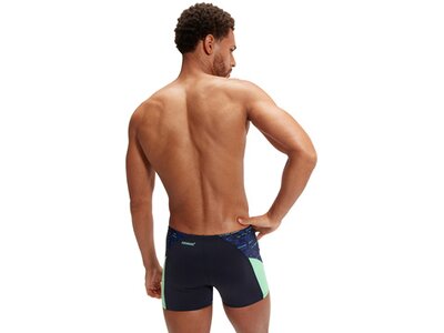 SPEEDO Badehose END+ SPL ASHT V2 AM NAVY/GREEN Blau