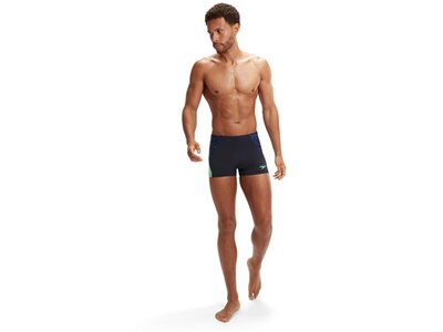 SPEEDO Badehose END+ SPL ASHT V2 AM NAVY/GREEN Blau