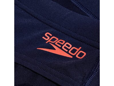 SPEEDO Badehose TECH PNL 7CM BRF AM NAVY/ORANGE Orange